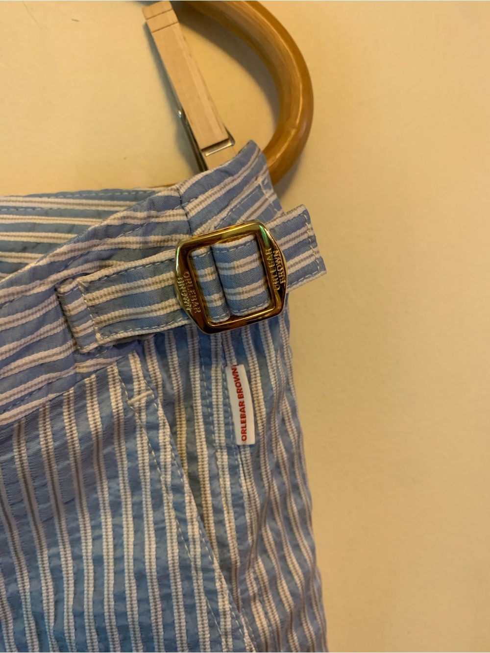 Orlebar Brown Seersucker Striped Swim Short / Swim Trunks - Picture 3 of 6